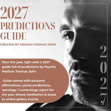 Load image into Gallery viewer, 2027 Predictions Guide + More | Created by Evidential Medium Thomas John