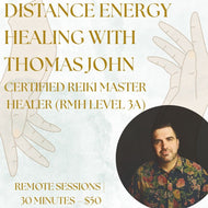 Reiki Session with Certified Reiki Master Healer Thomas John