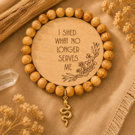 SNAKE Palo Santo Bracelet/Wristlet - FREE SHIPPING!