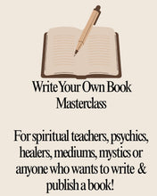 Load image into Gallery viewer, Write Your Own Book Master Class with Medium Thomas John  | January and Feb 2026