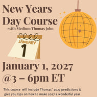 New Years Day online course  | January 1, 2027 @ 3-6pm ET
