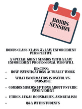Load image into Gallery viewer, Forensic Mediumship: Psychic Skills for Real-World Investigation | September 2026