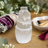 Selenite Tower Crystal - Free Shipping!