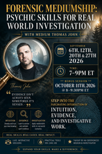 Load image into Gallery viewer, Forensic Mediumship: Psychic Skills for Real-World Investigation | September 2026
