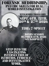 Load image into Gallery viewer, Forensic Mediumship: Psychic Skills for Real-World Investigation | September 2026