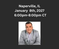 Naperville, IL | Spiritual Circle | January 8th, 2027  @ 6-8pm CT
