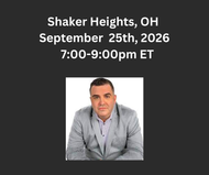 Shaker Heights, OH | Spiritual Circle - Friday, September 25th , 2026 @ 7:00-9:00pm ET