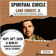 Lake Forest, IL | Spiritual Circle - September 30, 2026 @ 7 – 9pm CT