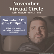 November Virtual Spiritual Circle | Wednesday, November 11th, 2026 @ 9:00 – 11:30pm ET