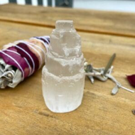 Selenite Tower Crystal - Free Shipping!