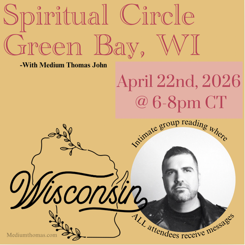 Green Bay, WI |Spiritual Circle |  Wednesday, April 22, 2026 @ 6-8pm CT