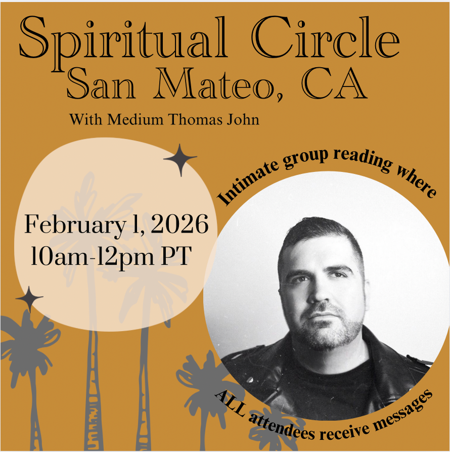San Mateo, CA | Spiritual Circle | Sunday, February 1st, 2026 @ 10am-12pm PT