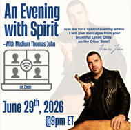 An Evening with Spirit | June 29th, 2026 @ 9-10:30pm ET