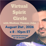 August  Virtual Spiritual Circle | August 21st , 2026 @ 8:00 – 10:00pm ET