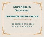 Sturbridge in December!  December 9th, 2025 @ 6-8pm ET