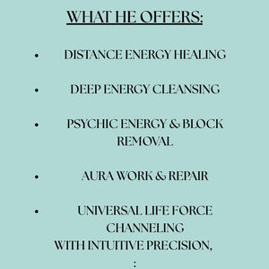 Reiki Session with Certified Reiki Master Healer Thomas John