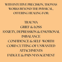Load image into Gallery viewer, Reiki Session with Certified Reiki Master Healer Thomas John