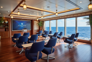 Classroom on cruiseship