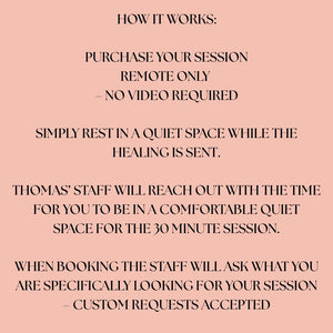 Reiki Session with Certified Reiki Master Healer Thomas John