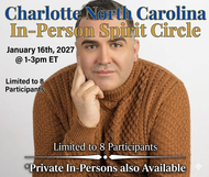 Charlotte, NC  -  Spiritual Circle | January 16th, 2027 @ 1:00-3:00pm ET