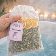 Load image into Gallery viewer, (2) Regenerate Blend - 6 oz - (LARGE BAG) - Herbal Aromatherapy Soak, Luxury Spa Bath, Self Care, Gift - Free Ship