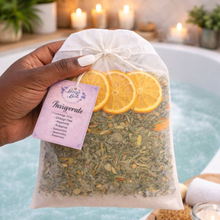 Load image into Gallery viewer, (2) Invigorate Blend - 6 oz - (LARGE BAG) - Herbal Aromatherapy Soak, Luxury Spa Bath, Self Care, Gift - Free Ship
